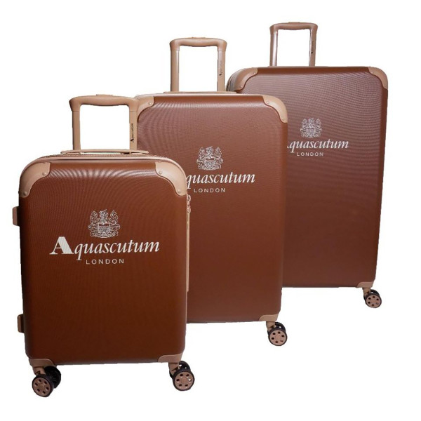 Aquascutum Hardside Spinner Luggage Suitcases Set of 3