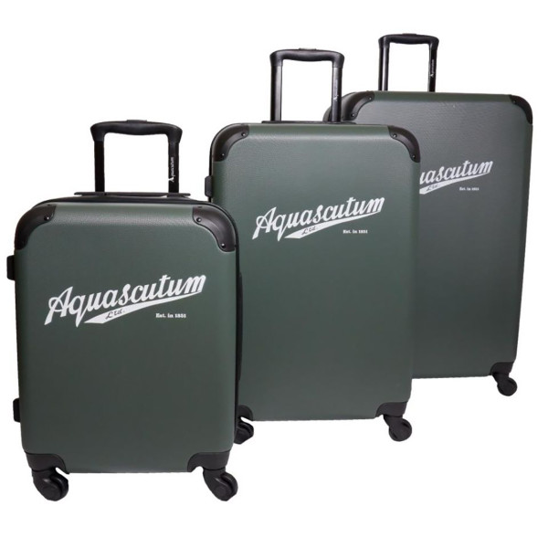 Aquascutum® Hardside Spinner Luggage Suitcases (Set of 3) product image