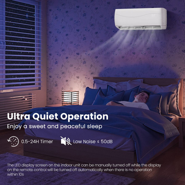 Ductless Mini Split Heating & Air Conditioner  (12,000- to 24,000-BTU) product image