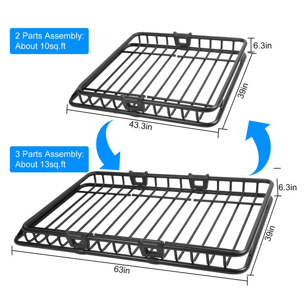 iMounTEK Heavy Duty Roof Rack Basket product image