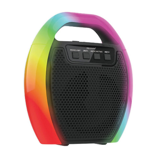 6.5" Portable Bluetooth Speaker with RGB Handle, FM Radio and TWS product image