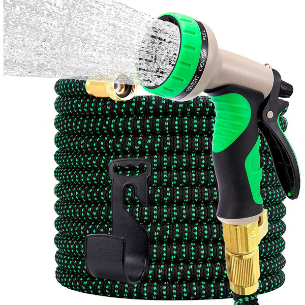 Expandable Garden Hose with 10-Function Nozzle product image