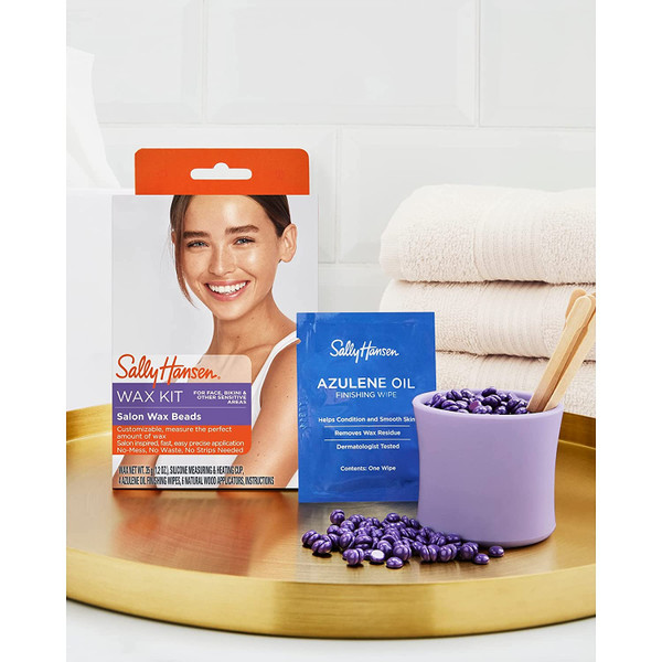 Sally Hansen Salon Wax Beads Kit for Face, Bikini, and Sensitive Areas (6 Pack) product image