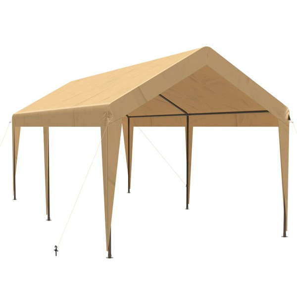 Heavy-Duty 10 x 20-Foot Carport Canopy with 6 Steel Legs product image