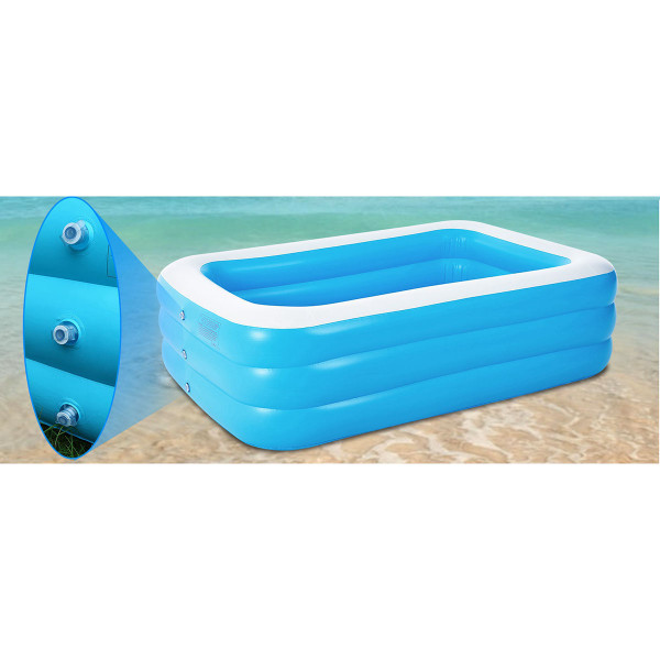 CoolWorld™ 10 x 6-Foot Inflatable Swimming Pool product image