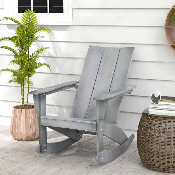 Adirondack Rocking Chair with Curved Back for Balcony product image