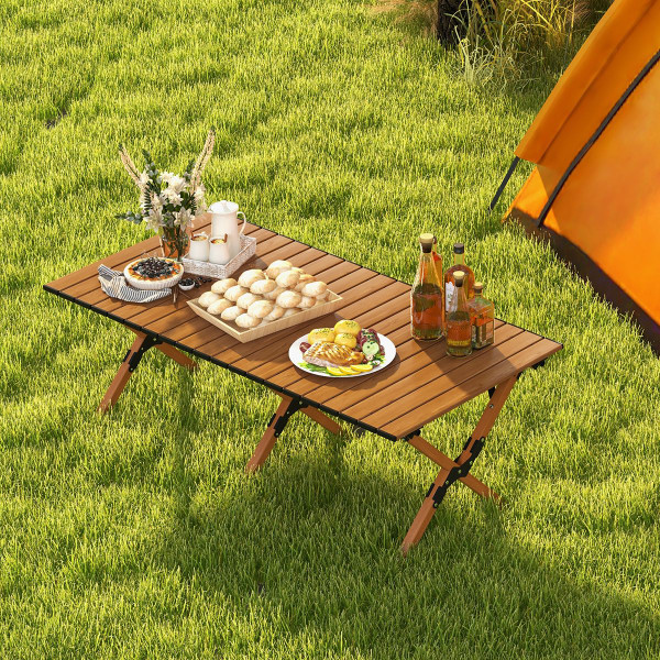 Folding Aluminum Camping Table with  Carrying Bag product image
