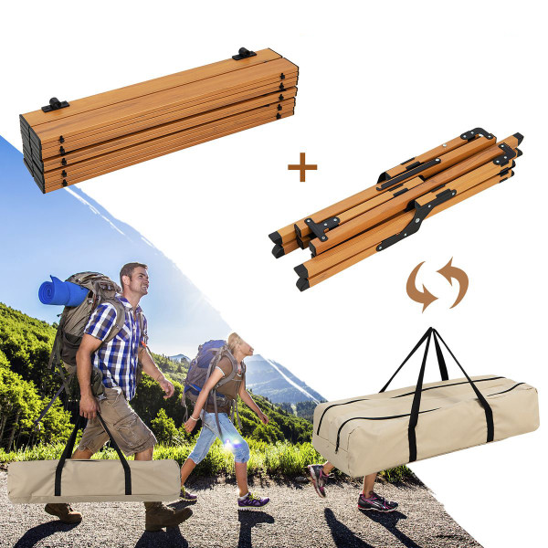 Folding Aluminum Camping Table with  Carrying Bag product image