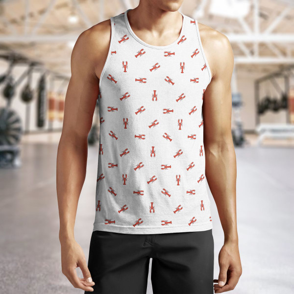 Men's Sleeveless Gym Workout Print Muscle Tank Top (3-Pack) product image