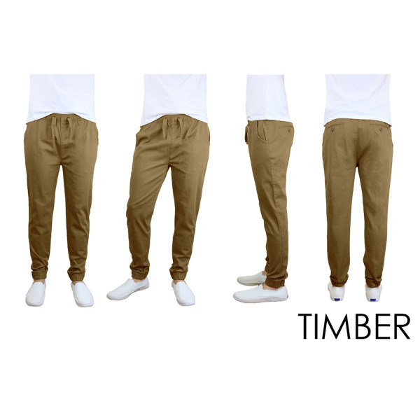 Men's Slim Fit Basic Stretch Joggers product image