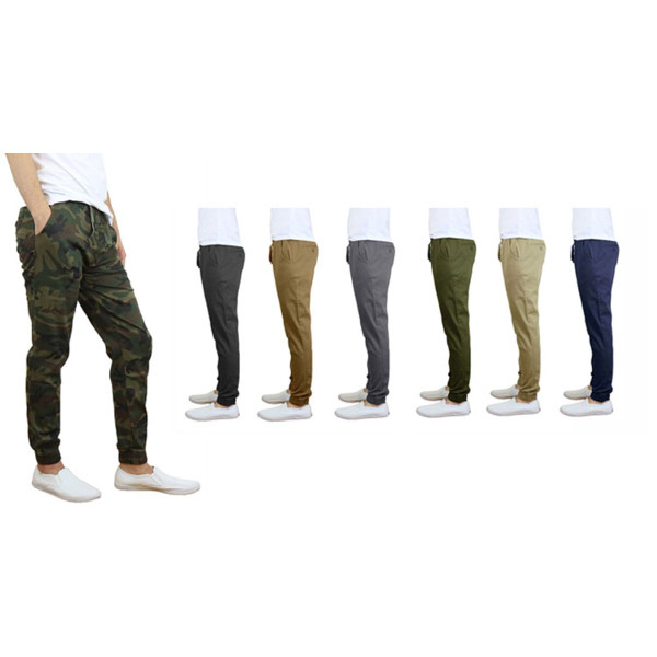 Men's Slim Fit Basic Stretch Joggers product image