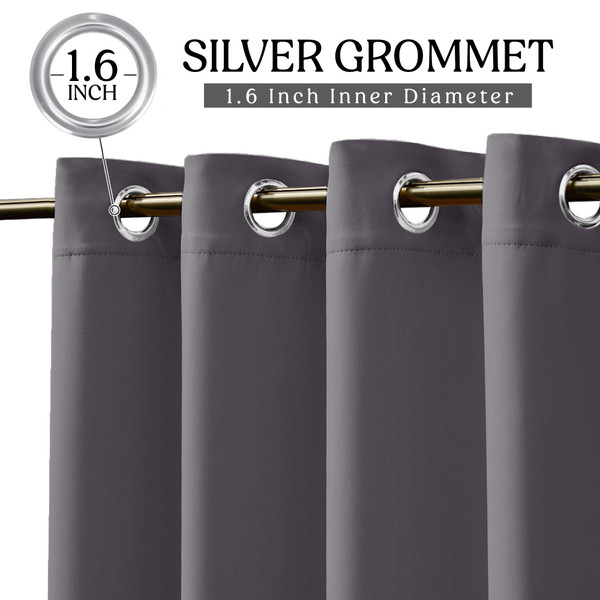 Blackout Grommet Window Curtain Panels (set Of 2) product image