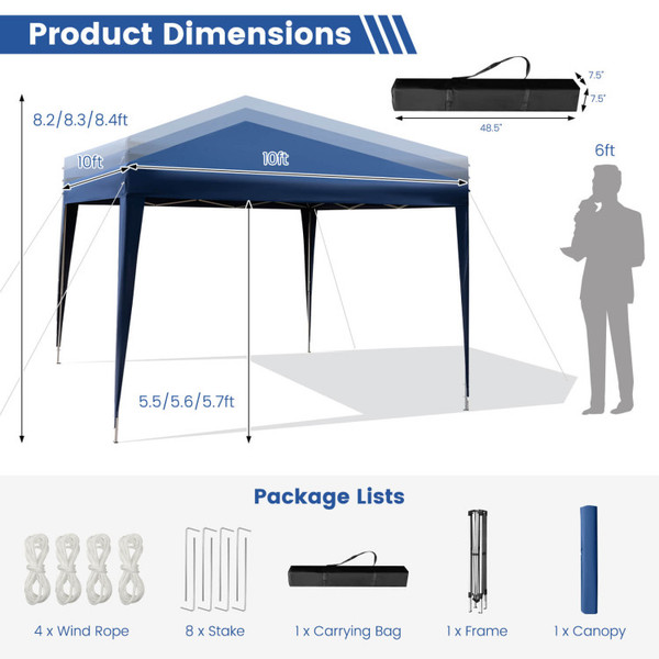 10 x 10-Foot Outdoor Pop-up Canopy product image