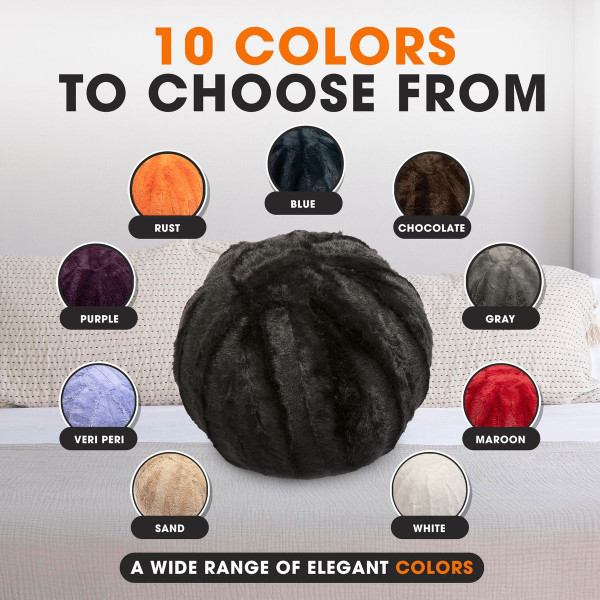 Cheer Collection™ 10-Inch Round Decorative Ball Throw Pillow product image