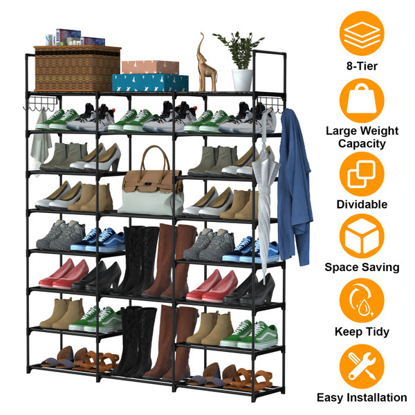 NewHome™ Metal Shoe Storage Rack product image