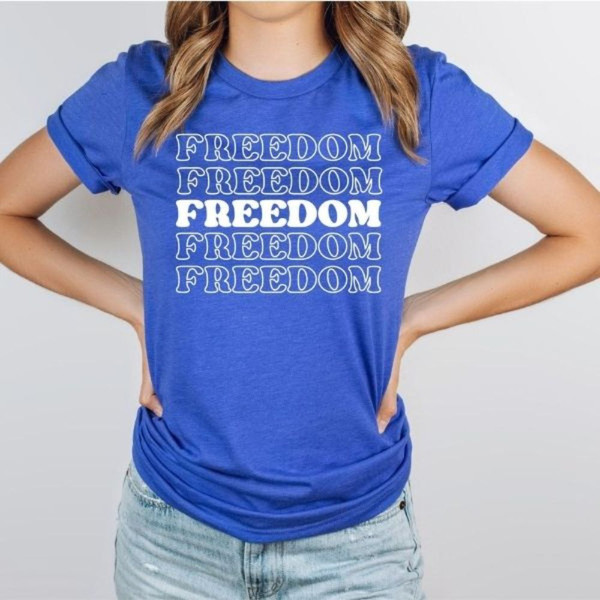 "Freedom" Short Sleeve Graphic T-Shirt product image