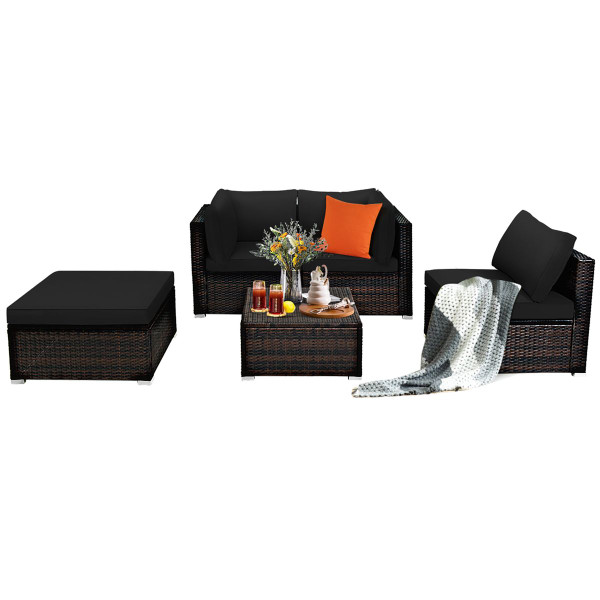 5-Piece Rattan Patio Furniture Set product image