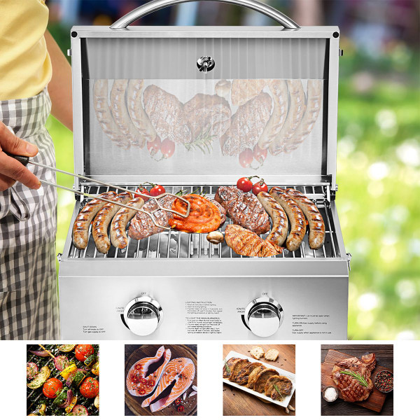 Stainless Steel Portable Propane Grill product image