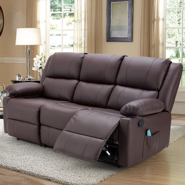 Overstuffed Reclining Chair/Loveseat/Sofa with Massage Function product image