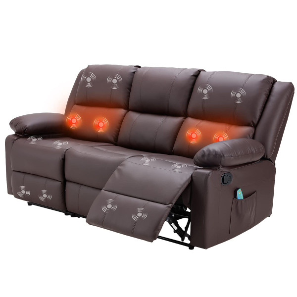 Overstuffed Reclining Chair/Loveseat/Sofa with Massage Function product image