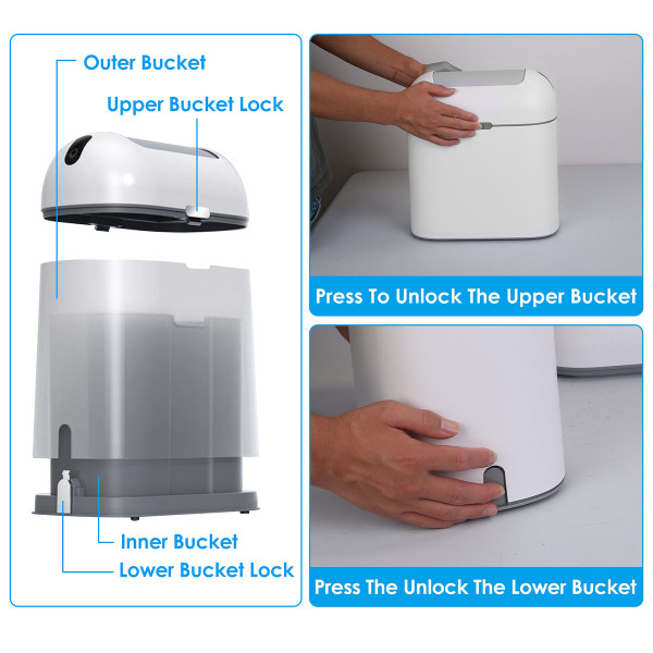 iMounTEK® Touchless Automatic Trash Can product image