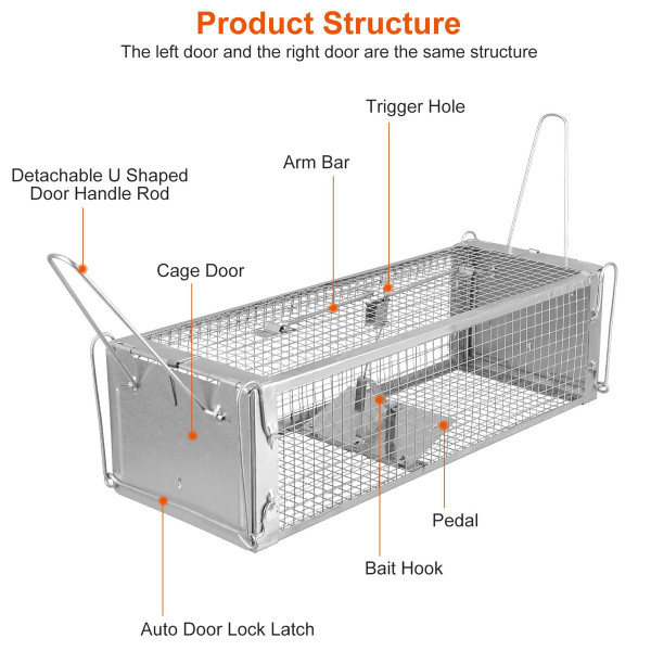iMounTEK® Humane Live Animal Catch-and-Release Trap product image