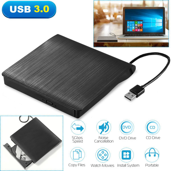 iMounTEK® Slim External USB 3.0 CD/DVD Drive product image