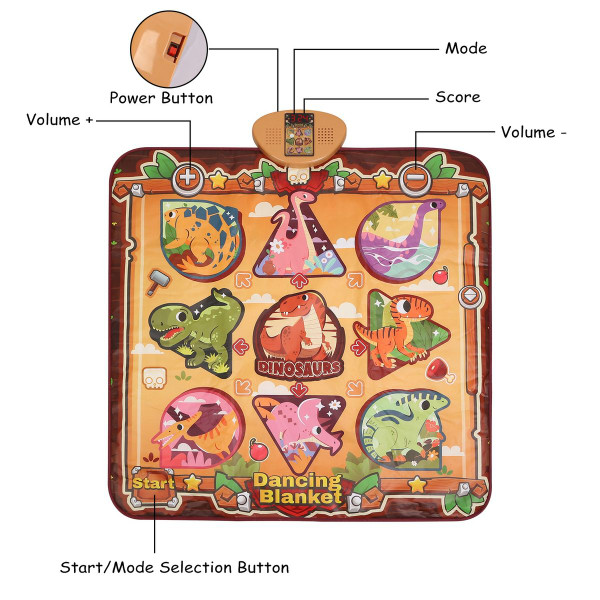 iMounTEK® Kids' 7-Mode Music Dance Pad product image