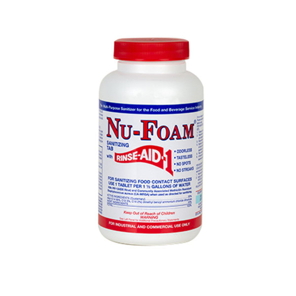 Glissen Chemical Nu-Foam Multi-Purpose Sanitizing Tablets product image