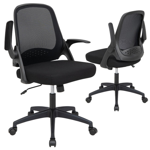 Adjustable Mesh Desk Chair with Flip-up Armrest product image