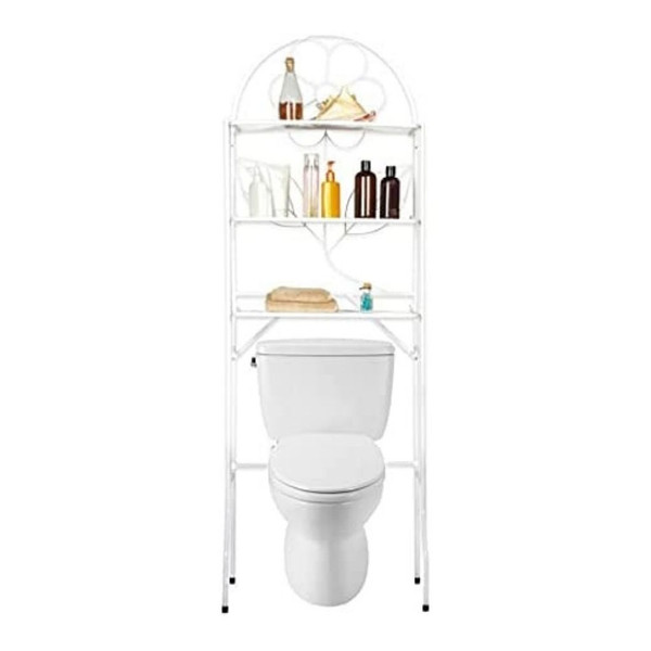 3-Tier Over the Toilet Storage, Metal Bathroom Spacesaver