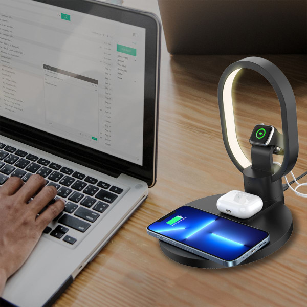 4-in-1 Wireless Charger Dock with LED product image