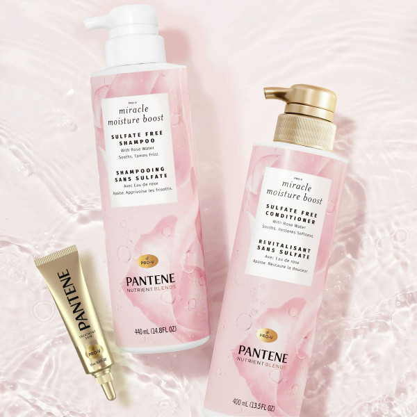Miracle Moisture Boost Shampoo & Conditioner by Pantene® Pro-V, Sulfate-Free product image