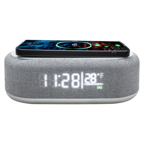 Multi-Function Clock Wireless Charging. 3-in-1 Design product image