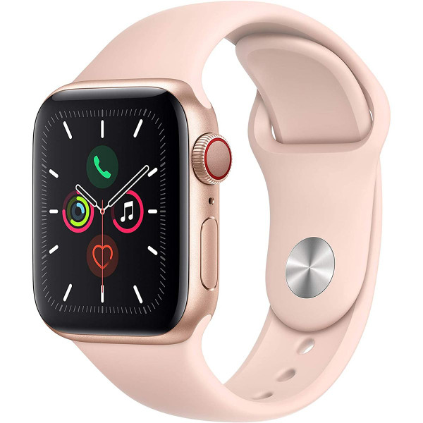 Apple® Watch Series 5, 4G LTE + GPS,  40mm – Gold Aluminum Case product image