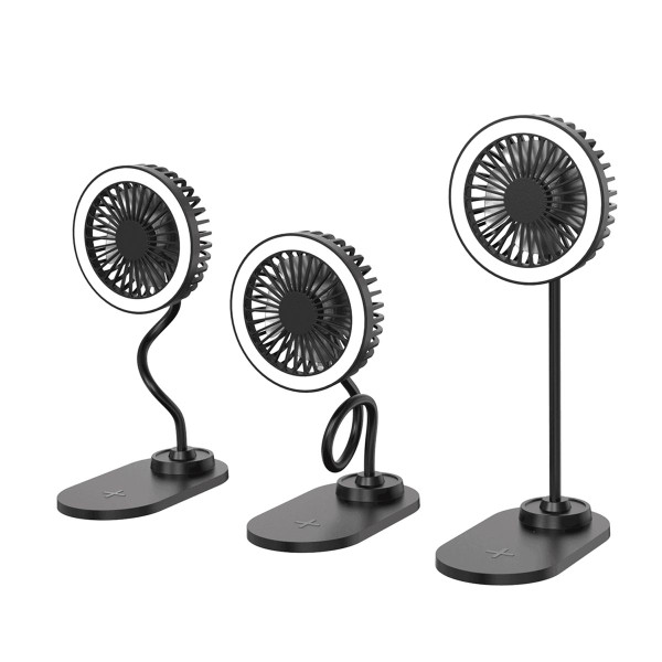 Zummy 3-in-1 Fan with Wireless Charger and LED Light  product image