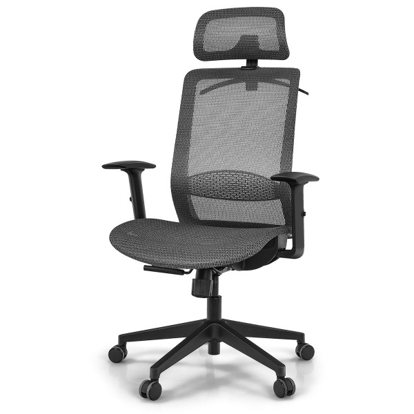 Adjustable Ergonomic Mesh Office Chair with Hanger product image
