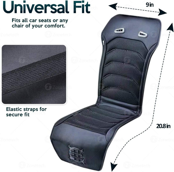 Zone Tech® Black-cooling Car Seat Cushion product image