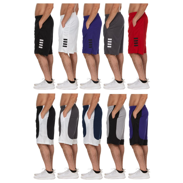 Men's Athletic Performance Shorts (5-Pack) product image