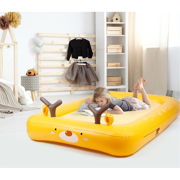 Kids' Inflatable Travel Bed with Electric Air Pump product image