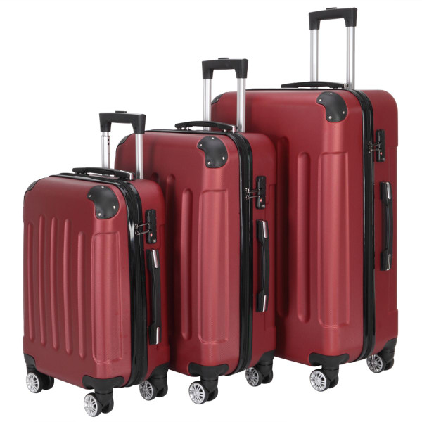 3-Piece Traveling Storage Suitcase Set with TSA Lock product image