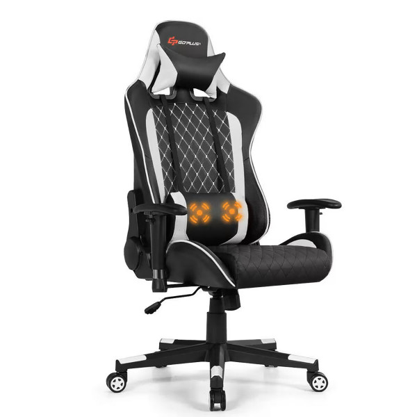 Massage Gaming Chair with Lumbar Support product image