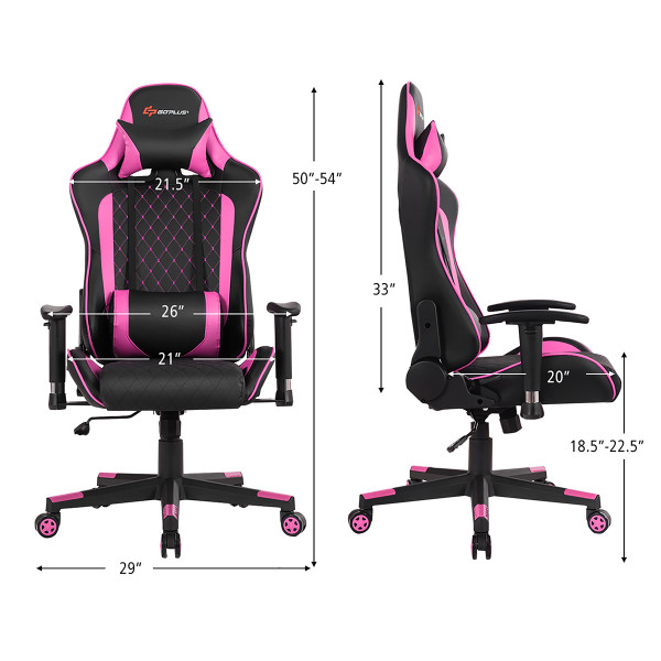 Massage Gaming Chair with Lumbar Support product image