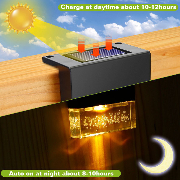 Solarek® Waterproof Solar Deck Lights, 6 ct. product image