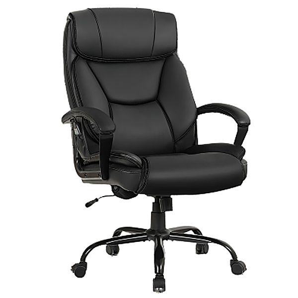 Executive Massaging Office Chair, Faux Leather product image