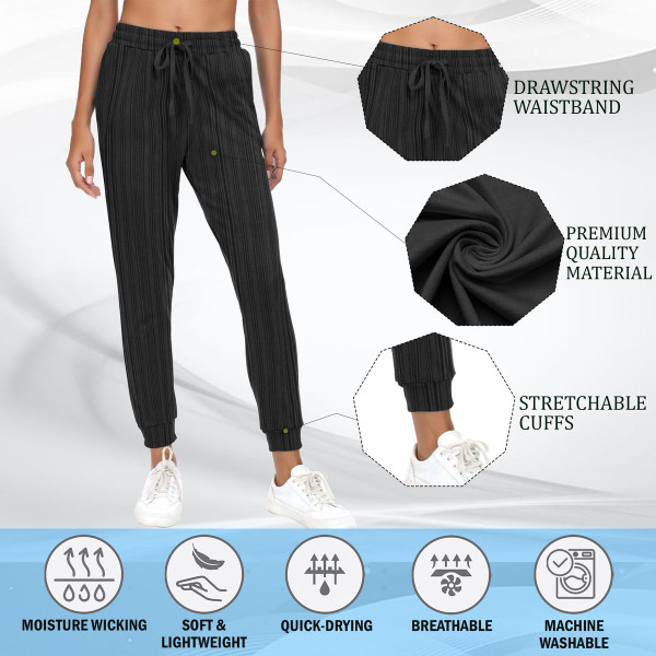 Women's Palazzo Jogger Pants (3-Pack) product image