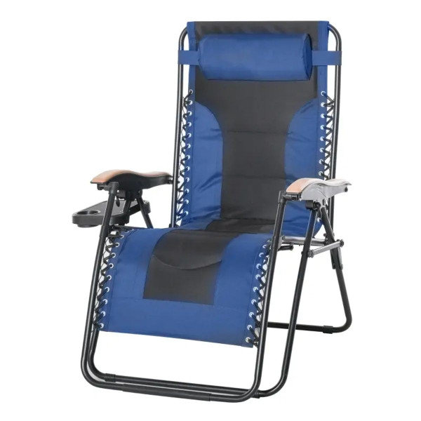 Outsunny® Zero Gravity Lounge Chair with an Adjustable Folding Design product image