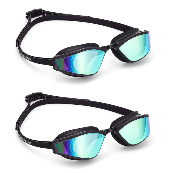 UV Protection Swimming Goggles with Case (2-Pack) product image