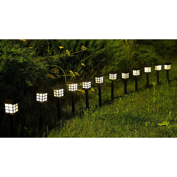 Zone Tech® Outdoor Bright Solar-powered Light (12-Pack) product image