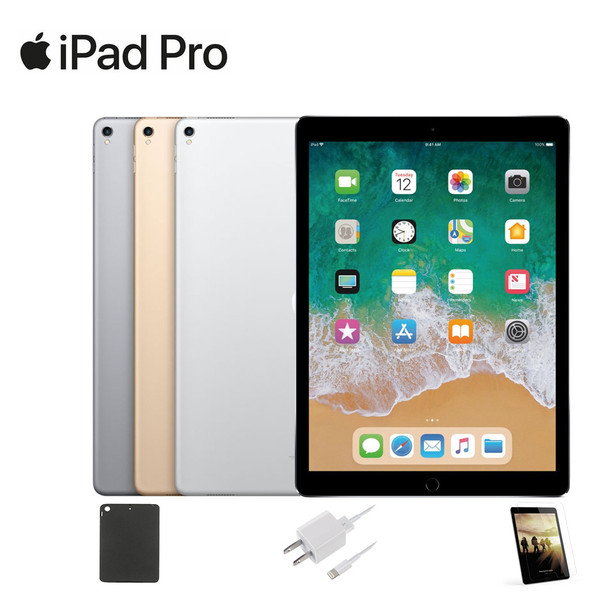 Apple® iPad Pro 12.9” 128GB Bundle with Case, Charger & Protector